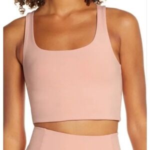 Girlfriend‎ Collective Paloma Racerback Sports Bra XS Top Blush Pink Racerback